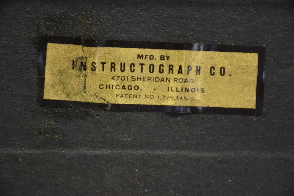 Vintage Instructograph Morse Code CW Trainer Machine + Box HAM