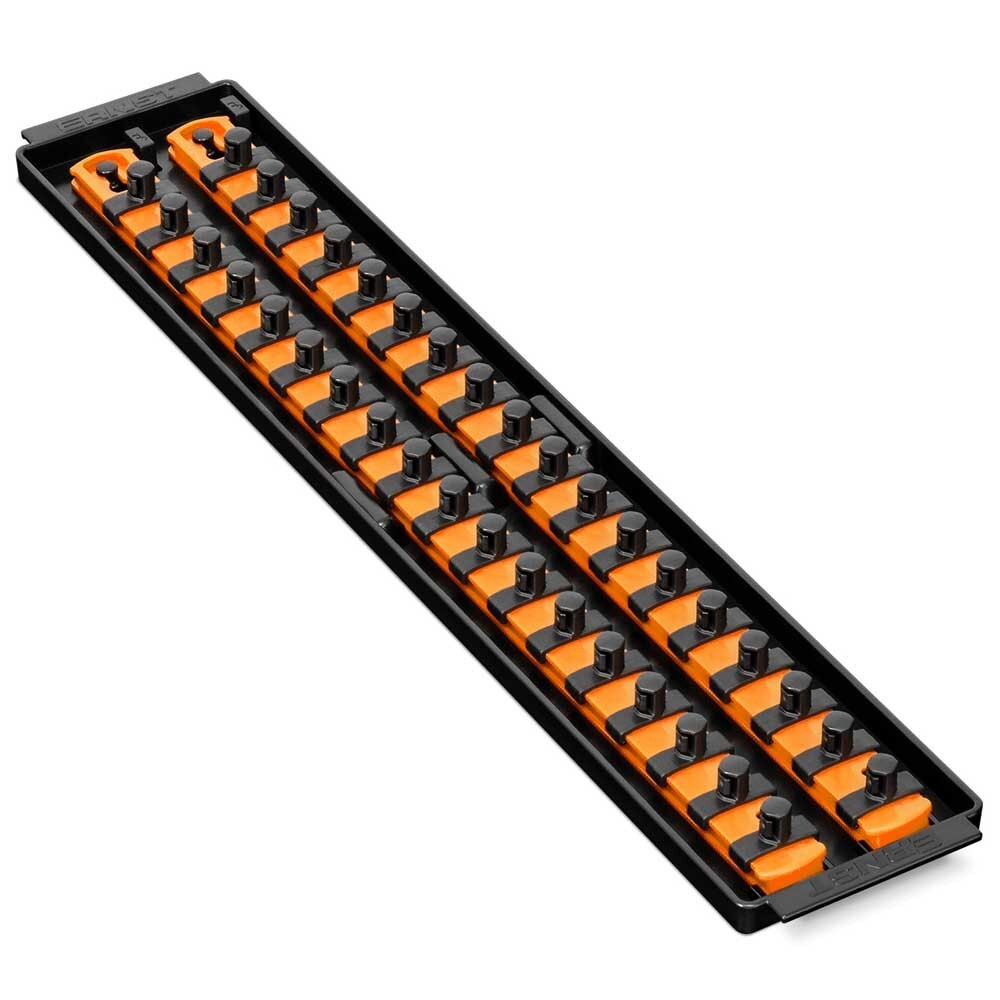 Ernst Mfg 8515 OR - Socket BOSS Combo PK ¼, ⅜, ½" Socket Clips Orange