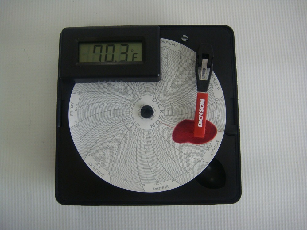 DICKSON SL4120F7 Temp Chart Recorder.