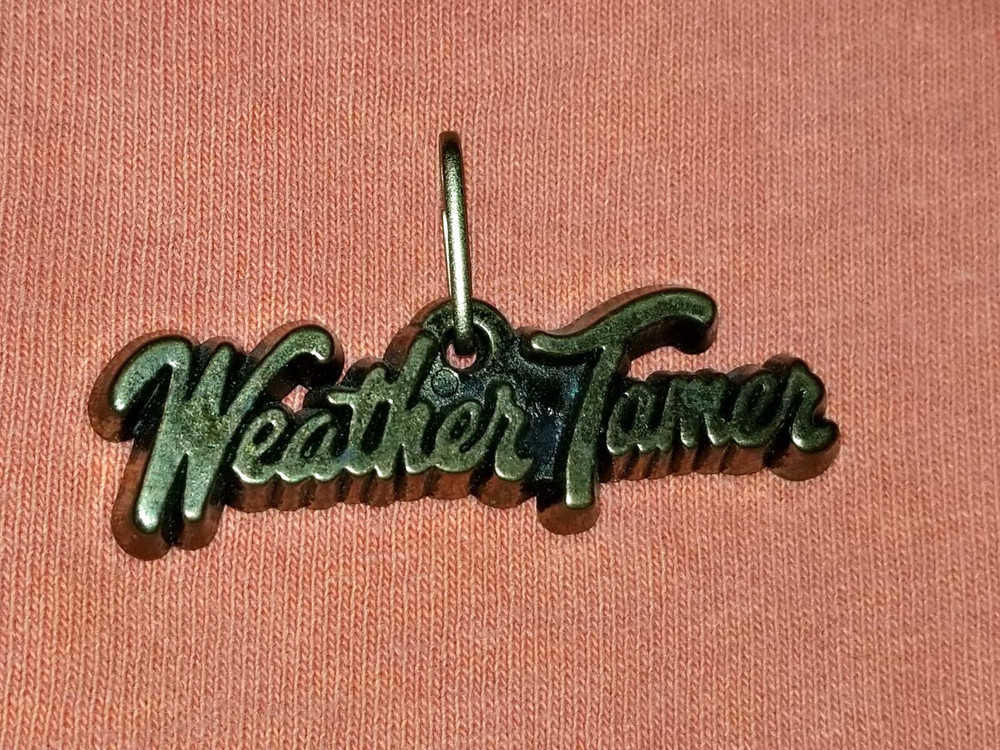 Weather Tamer Gold Toned Zipper Pull