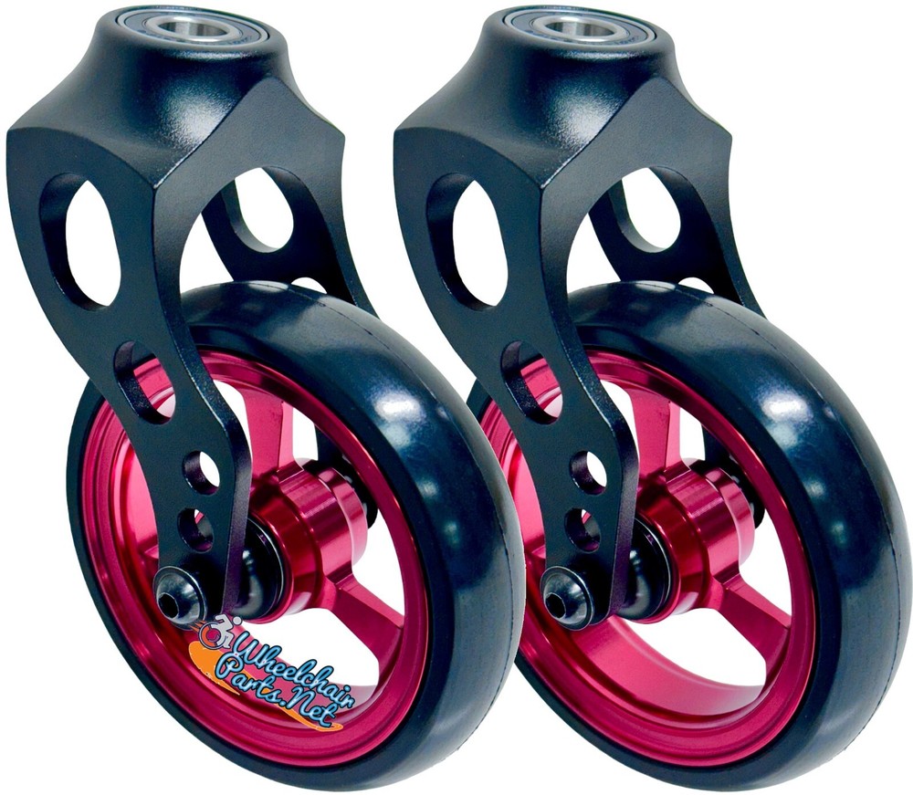 4" x 1" Caster Fork Assemblies