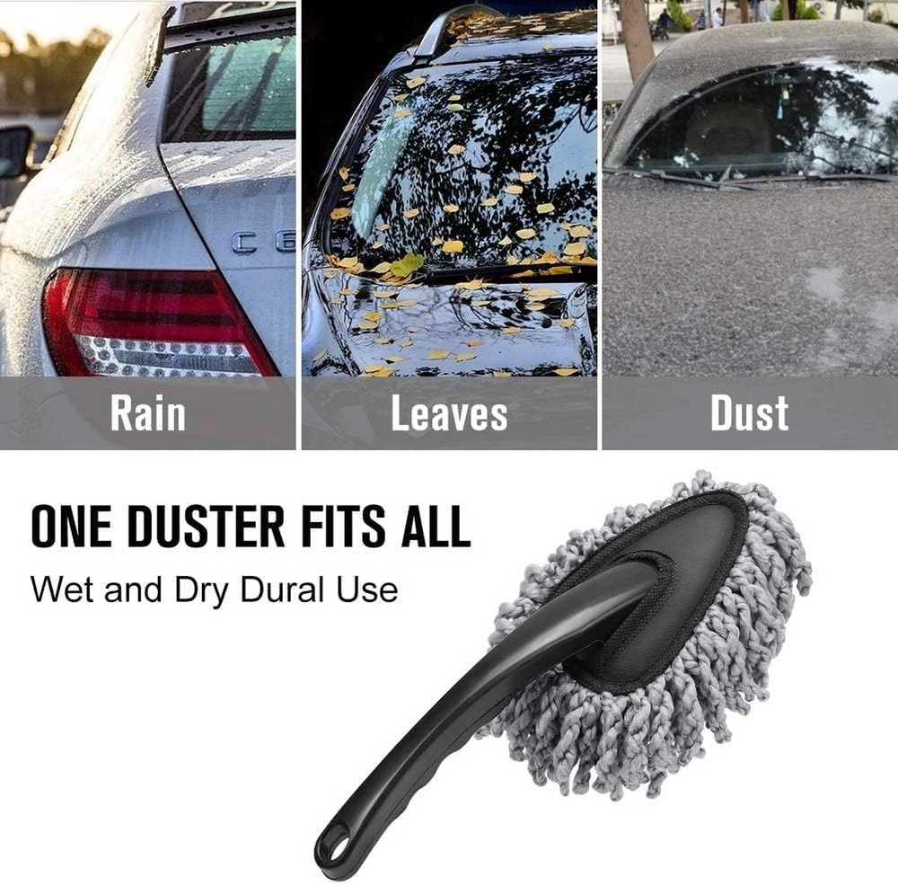 Multi-Functional Car Duster Cleaning Dirt Dust Clean Brush Dusting Tool Mop G...