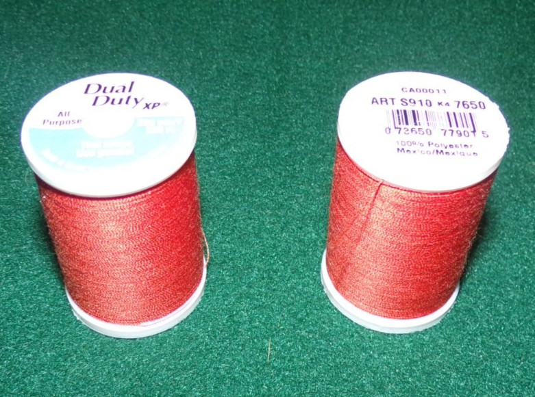 Dual Duty All Purpose Polyester Thread, 250 yards, Tango (7650)