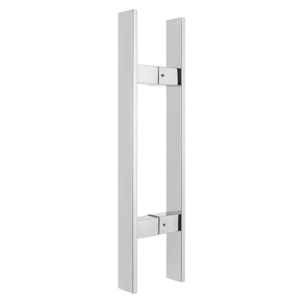 Modern Stainless Steel Double-Sided Pull Handle, H-Shaped Design