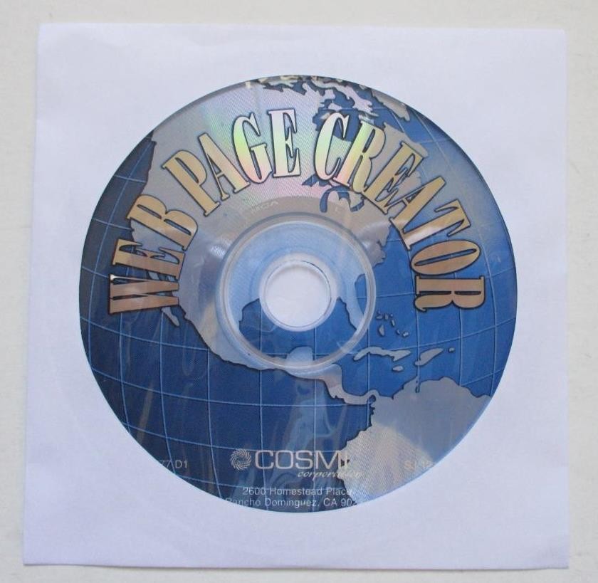 WEB PAGE CREATOR by COSMI Corp. (2000 CD) CDR-677 D1