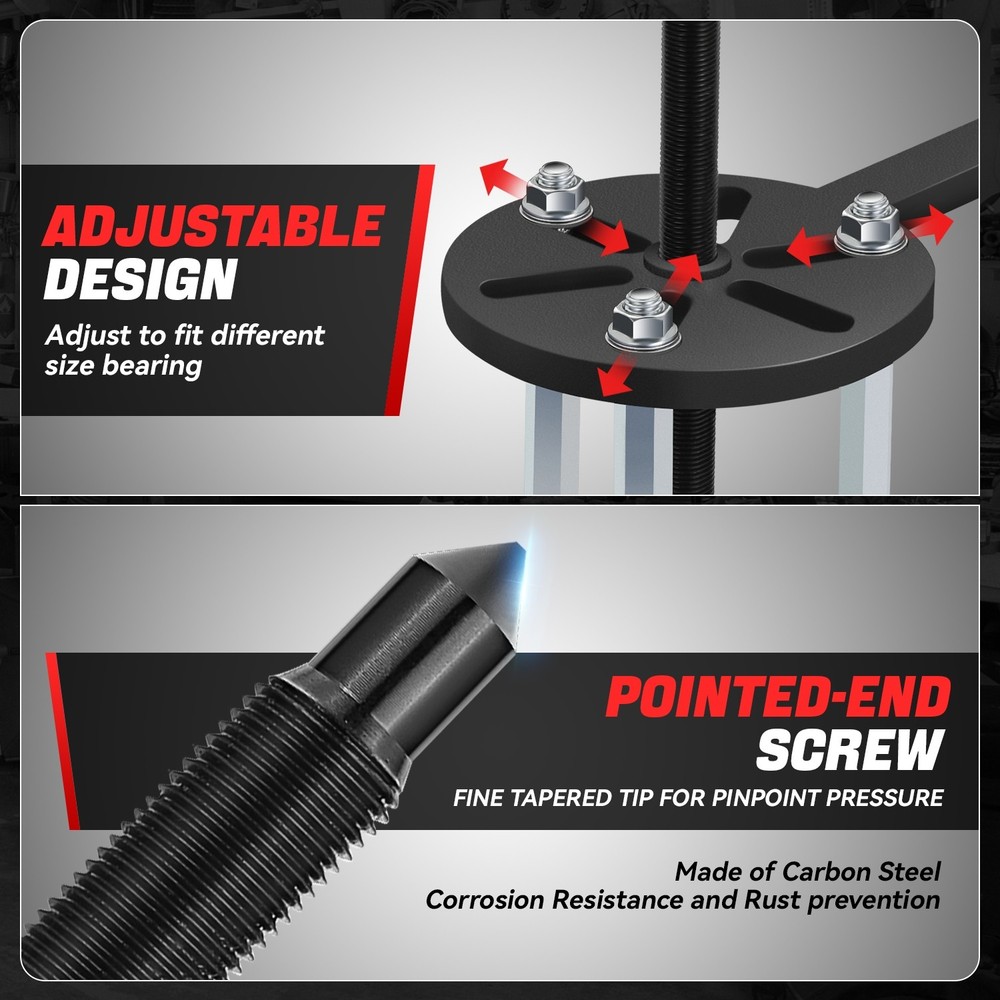Bearing Disassembly Puller Inner Hole Removal Tool Carbon Steel Three-jaw Puller