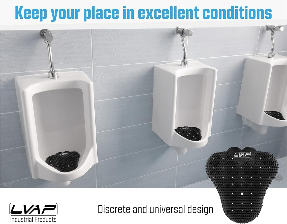 Urinal Screen Deodorizer (12-Pack) - Anti-Splash Urinal Cakes, Toilet Deodorizer
