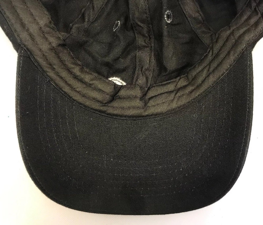 Absolut Vodka Men OSFA Baseball Cap StrapBack Hat Black Logo