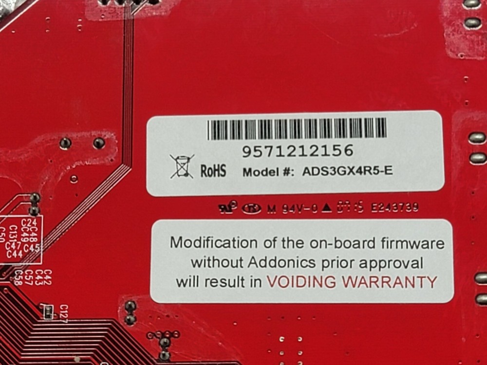 Addonics PCI-X ADS3GX4R5E
