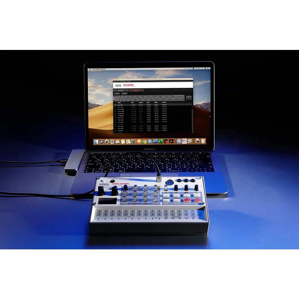 Korg Volca Sample 2 Digital Sample Sequencer White