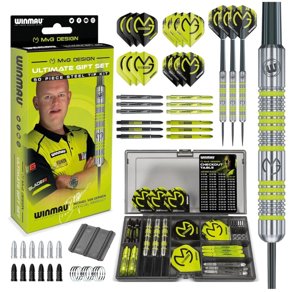 Professional MvG Darts Gift Set - 50pc Collection