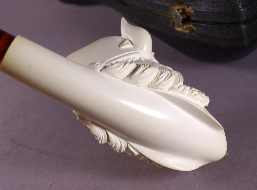 Vintage pipe Meerschaum EAGLE deco pipe (№10)