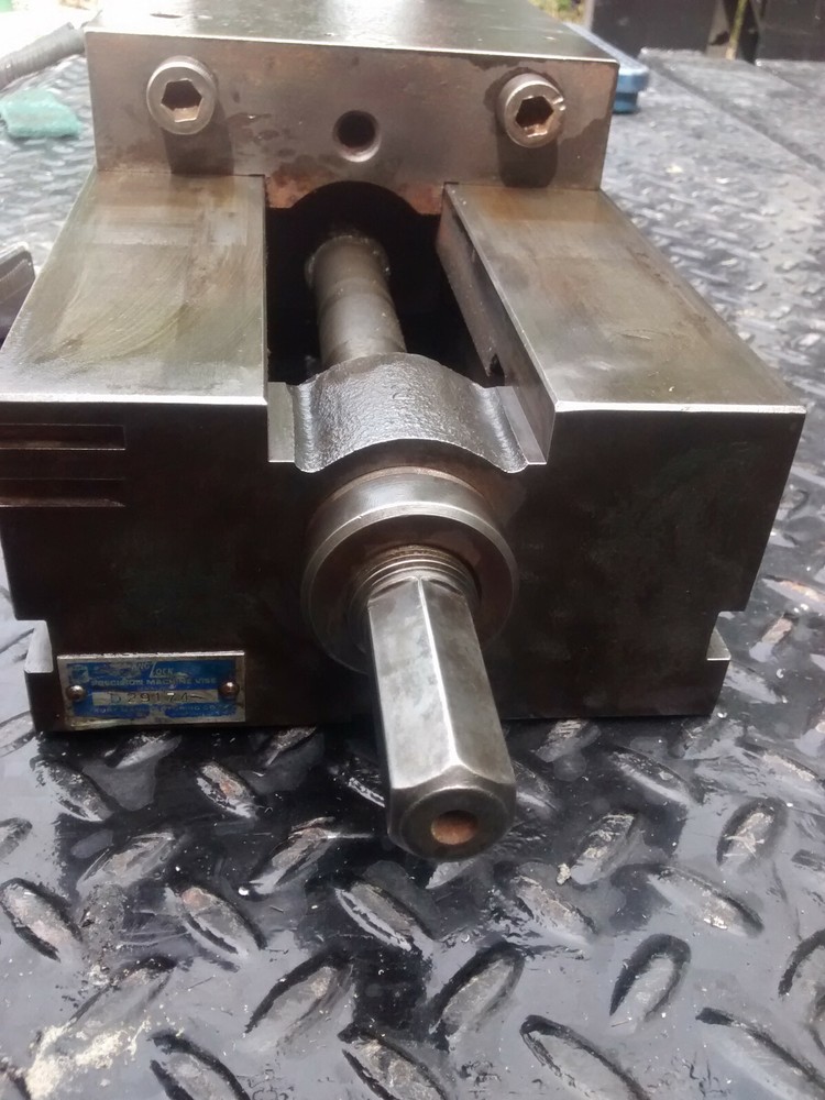 6" Kurt II Anglock Manual Pull Type CNC Machine Vise W/ Handle Machinist Vise