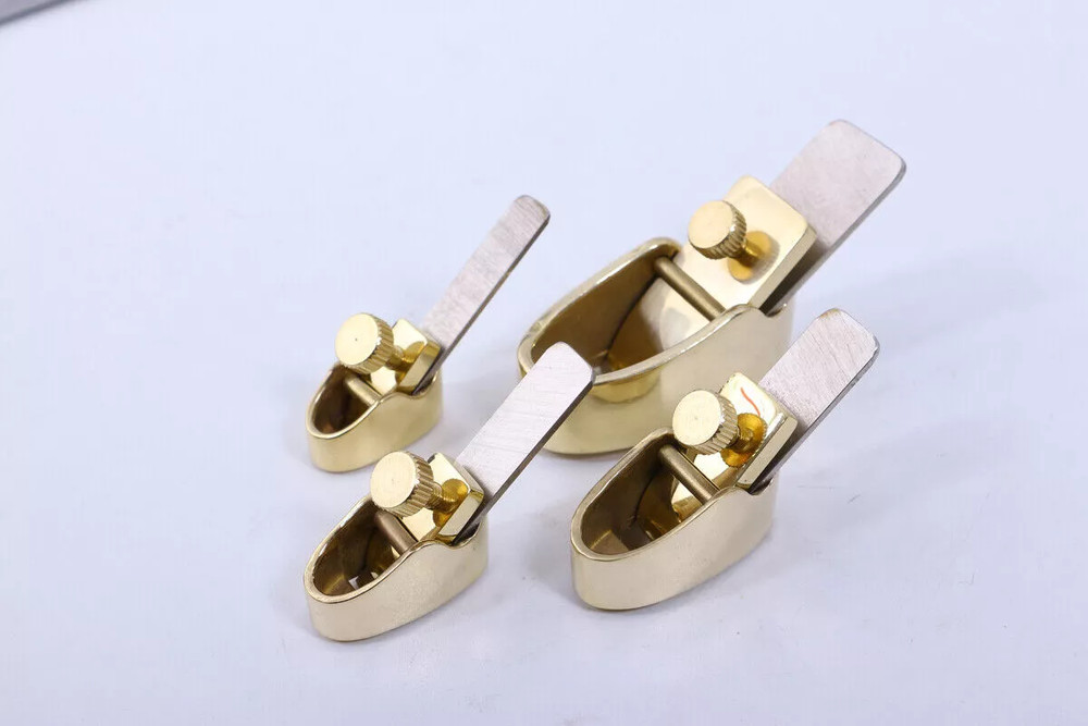 4pcs Brass Planes tool durable luthier tools violin Guitar tools Steel Blade