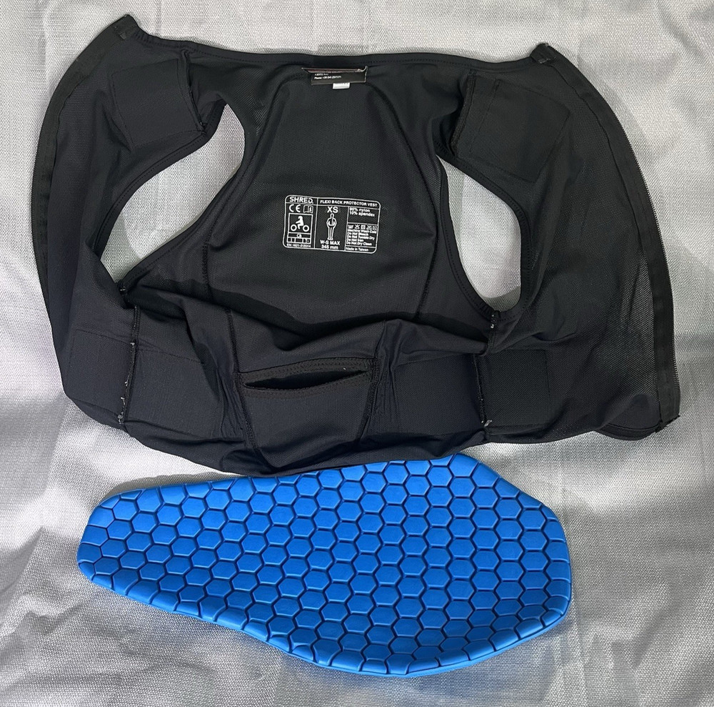 Shred- Flexi Back Protector Vest- Zip up-XS