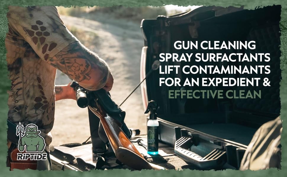 Riptide Armory Advanced Gun Cleaner & CLP+ Graphene 2 Step Kit - Towel Combo