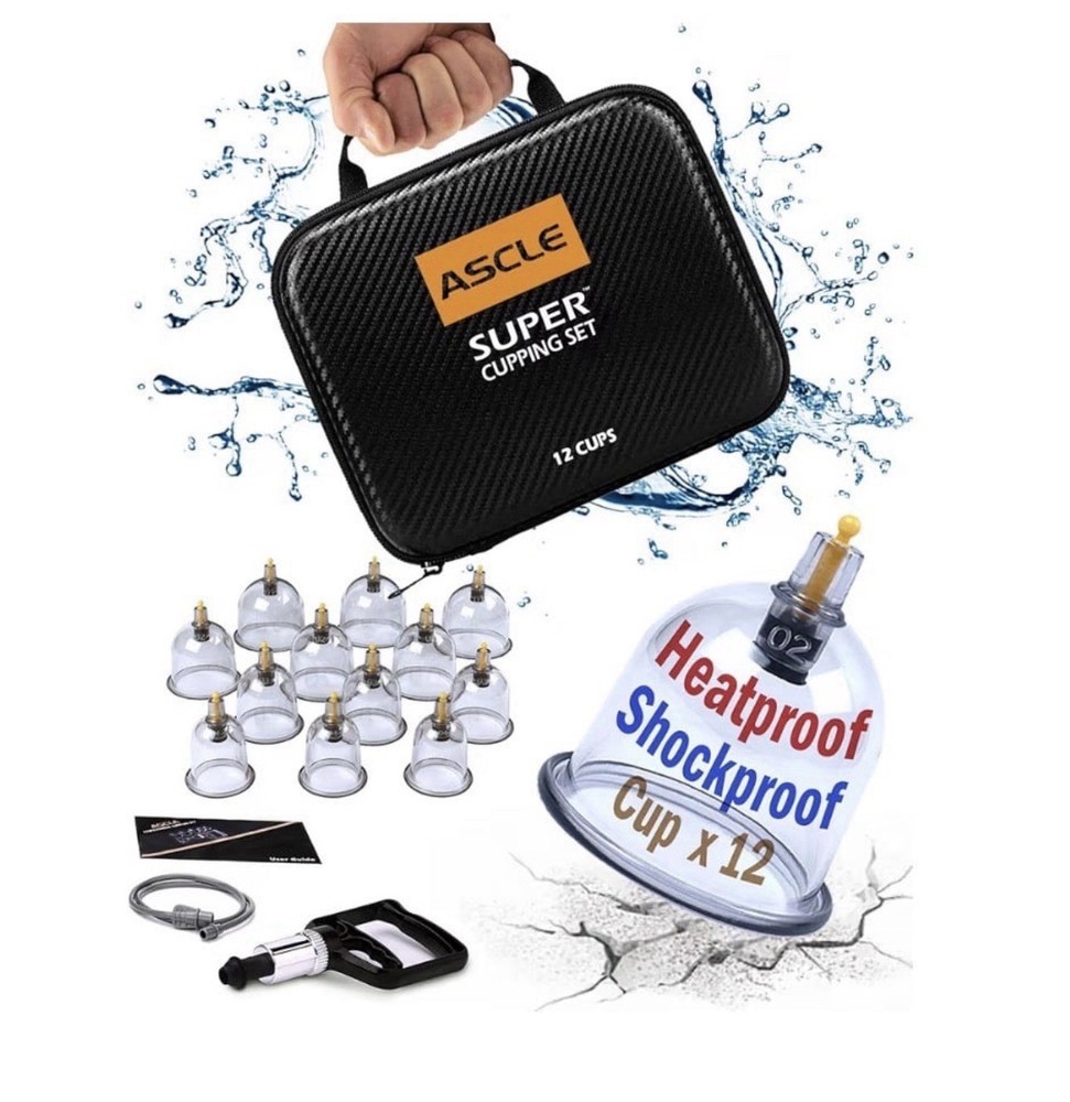 Travel-Friendly Super Cupping Set - Shockproof Cups & Tutorial Videos Included