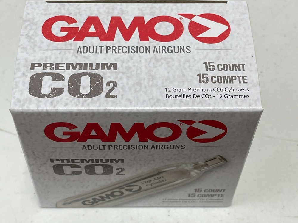 Gamo 12 Gram Replacement CO2 Cylinders Cartridges (15 Pack)