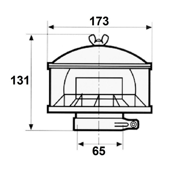 CYCLONE PREFILTER Ø 65