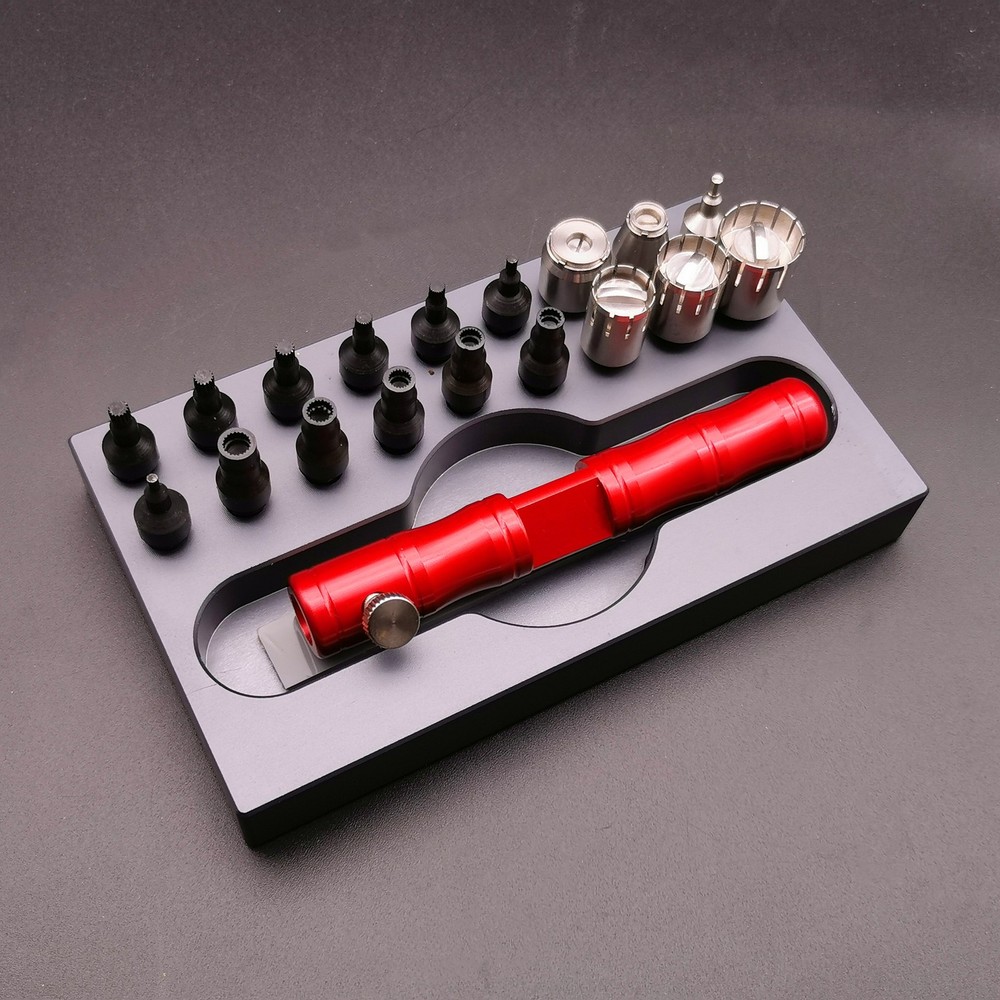 Professional Watch Tool Removing and Installing Chronograph Pusher Battery Case