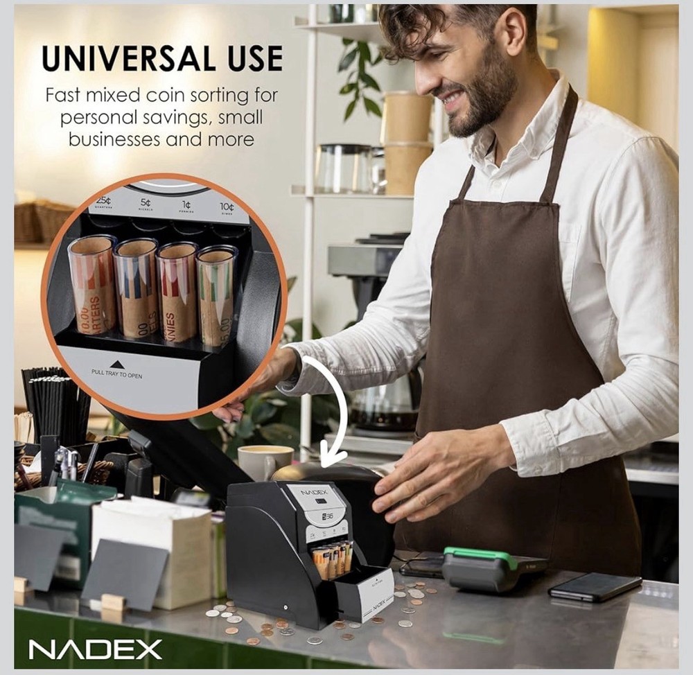 Nadex 36S Automatic Coin Sorter