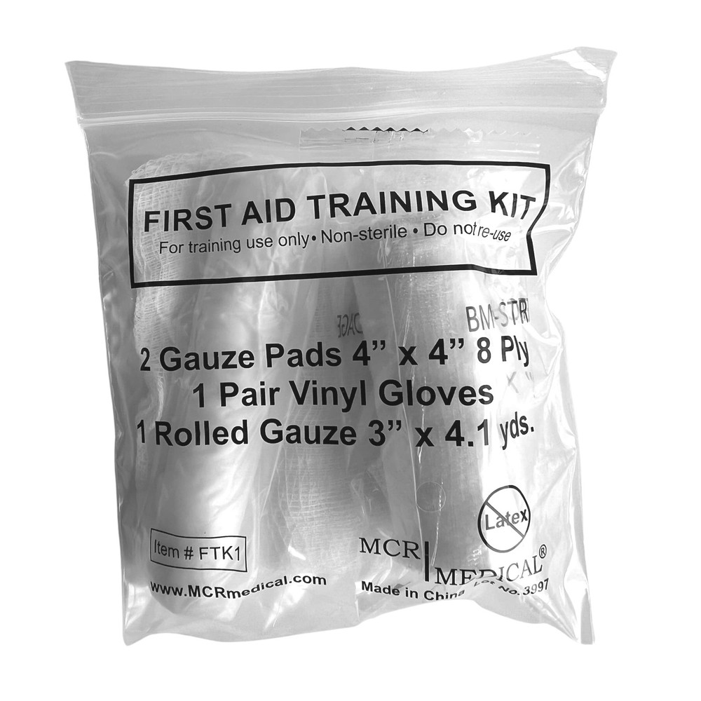 Box of 100 First Aid Training Kits, Basic