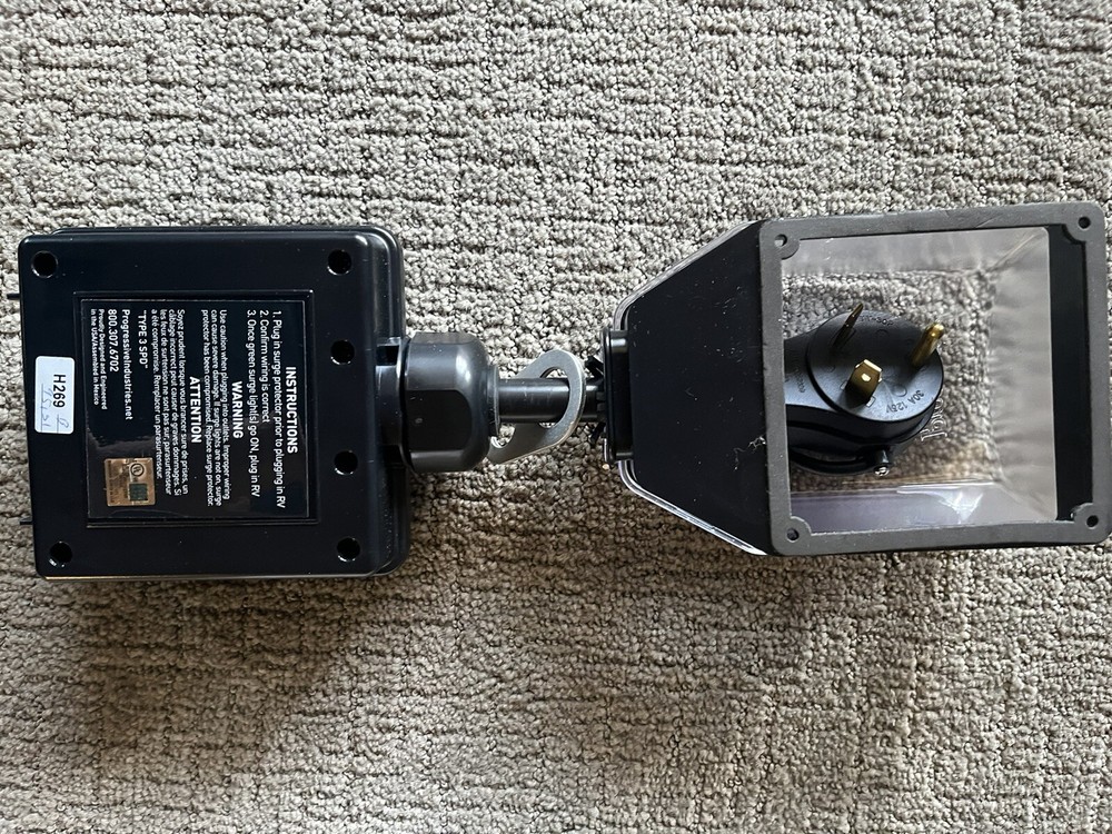 Portable Surge Protector Progressive SSP- 30XL 30 Amps Lock Shield