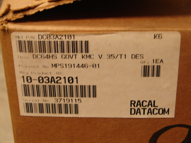 RACAL 10-03A2101A DATACRYPTOR MODULE 64HS ****NIB****