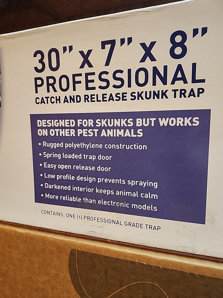 CATCH RELEASE SKUNK TRAP