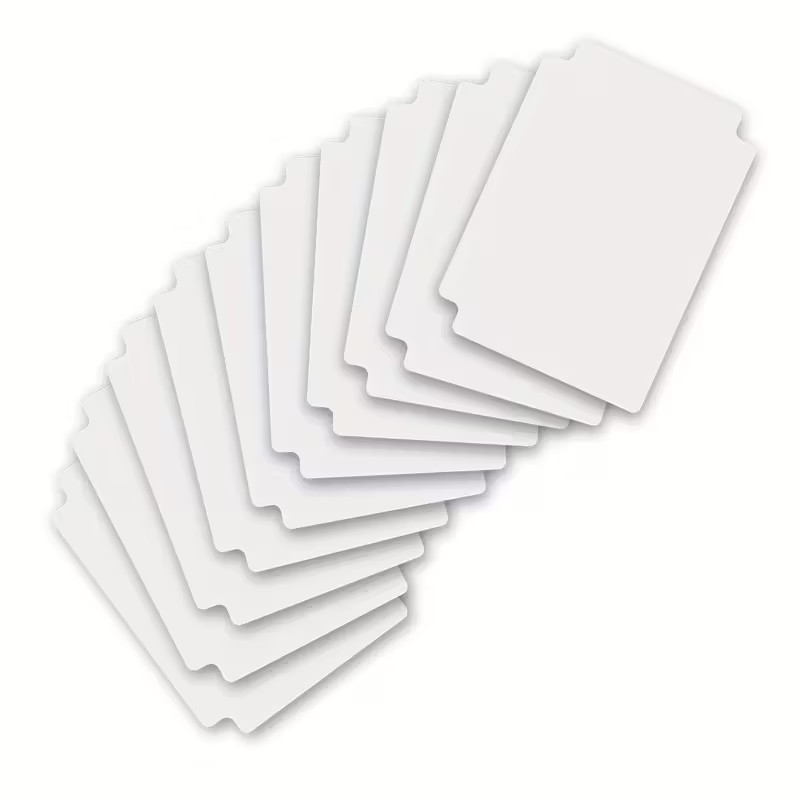 Trading Card Dividers 30 per pack, White, Writeable