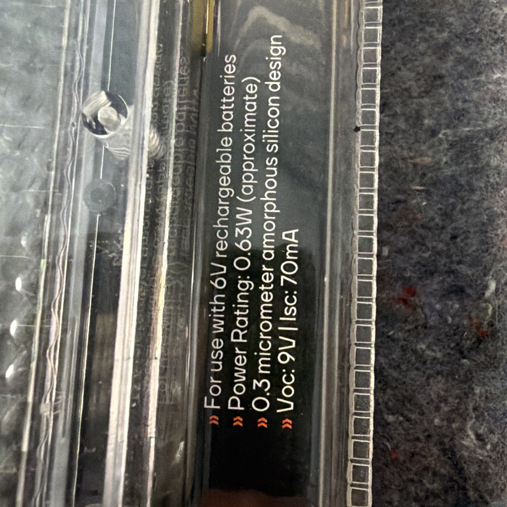 Wildgame Innovations 6V Solar Panel / Battery Charger