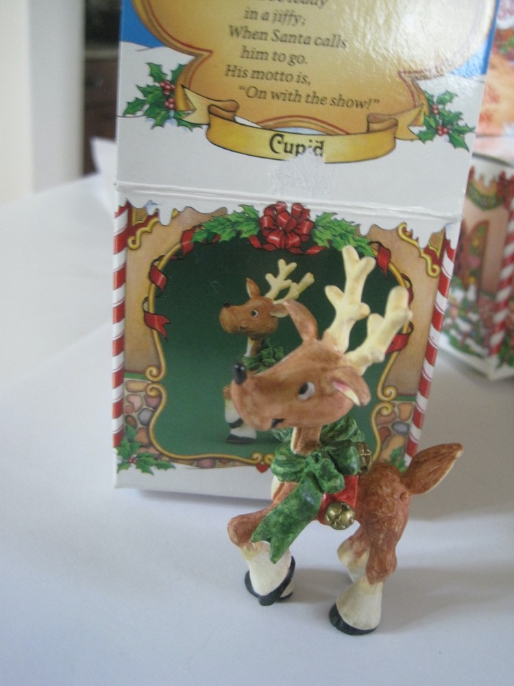 ENESCO North Pole Village Collection Cupid W/ Box