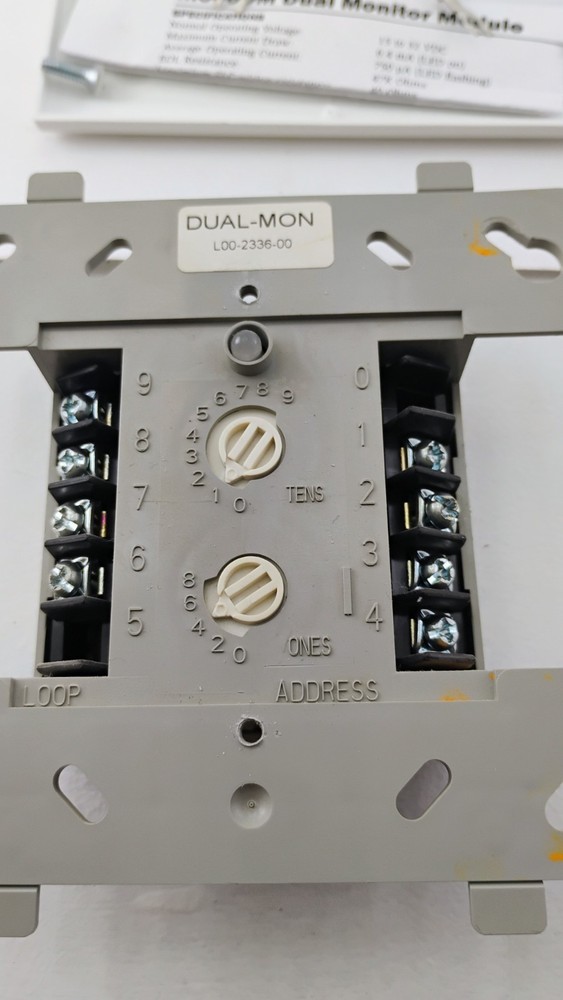 "System Sensor M500DM Intelligent Dual Input Monitor – Pulled, Untested, As-Is"