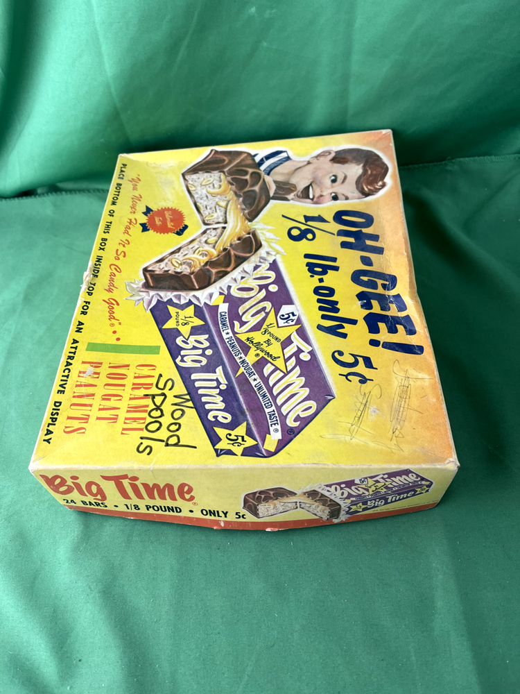 Vintage 1950s Hollywood's Big Time Candy Box Empty General Store