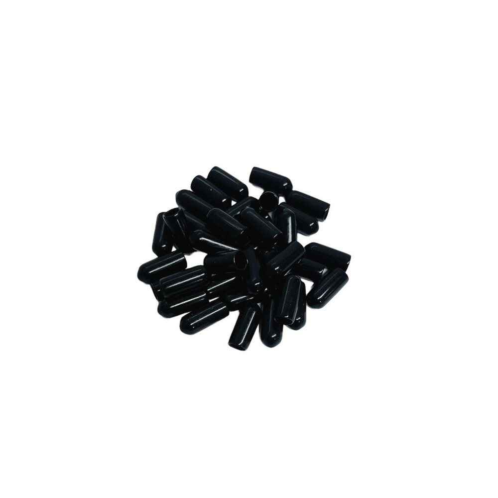 Plastic Push-on End Cap For 3/16" Cable Wire Rope End Cap Cover Protector 100Pcs