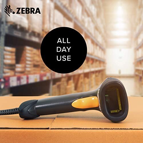 Symbol Zebra LS2208 Series Corded Handheld Standard Range Laser Scanner Kit...