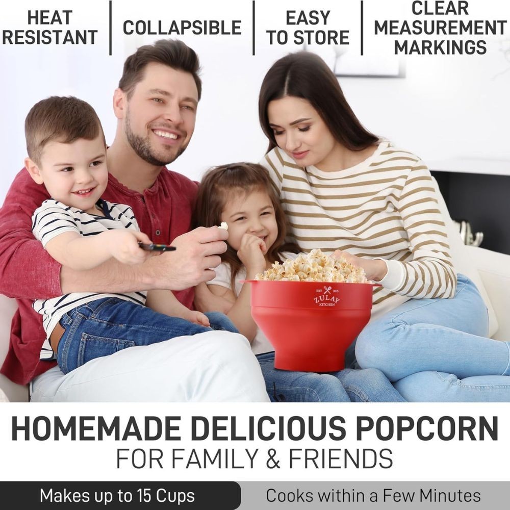 Silicone Collapsible Popcorn Popper