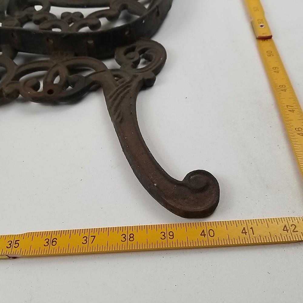 Vintage Cast Iron Bench Lion Head Sides Ends Child Bench Project Rustic
