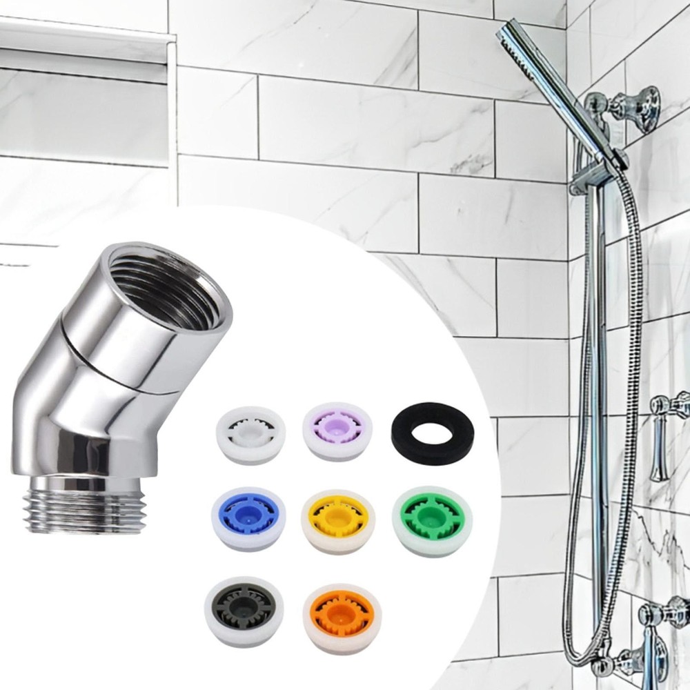 Shower Head Adapter Extension Arm Connect Handheld Component Extension Removable