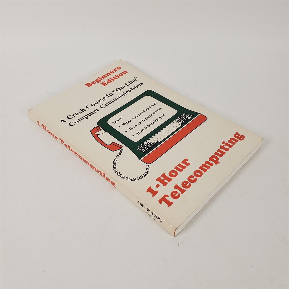 Vtg 1984 Rare 1-Hour Telecomputing Crash Course On-Line Computer Communications