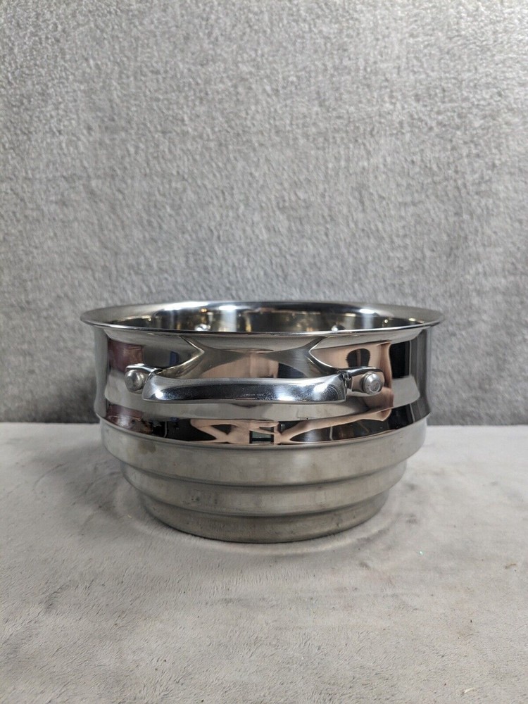 Stainless Steel Step Down Strainer 6" - 8" Diameter Double Handles