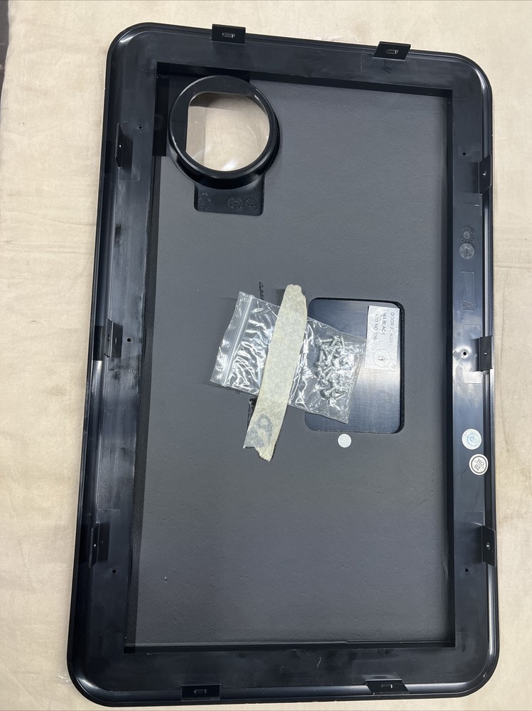 ATWOOD DOMETIC LARGE FURNACE DOOR ASSEMBLY 30942 RV BLACK