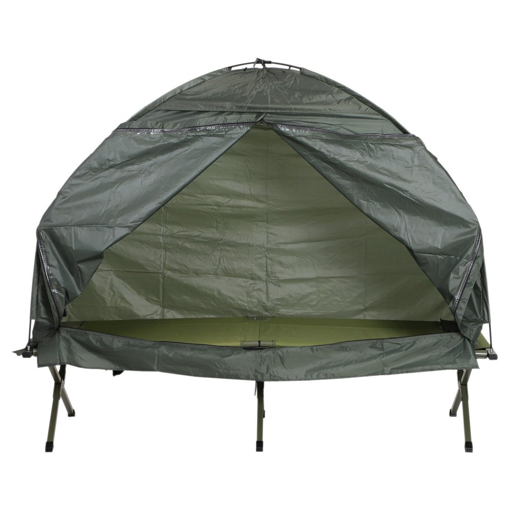 Portable Folding Outdoor Elevated Camp Cot Tent Combo Camping Bed