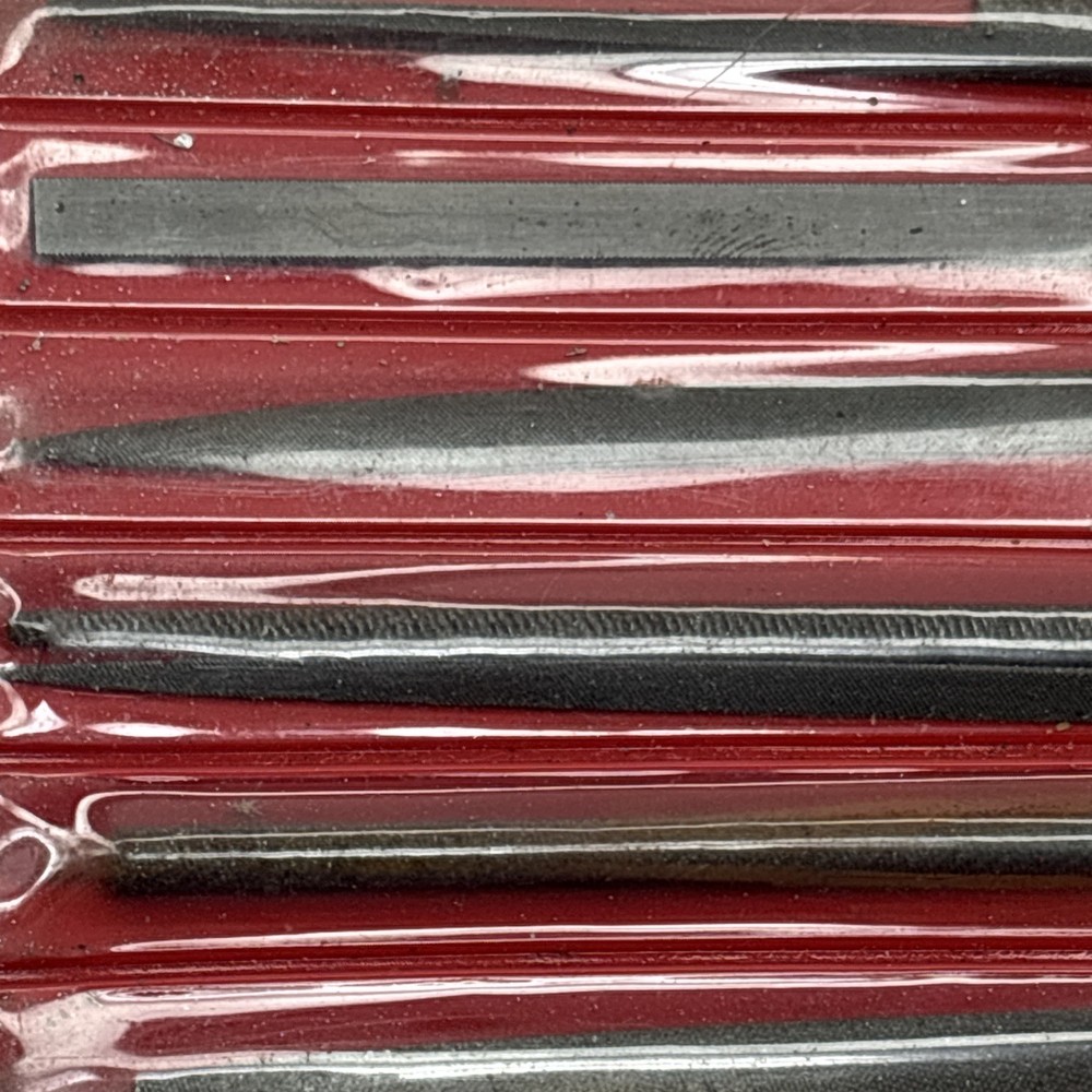 Nicholson Round Handle Needle File Set 5.5" Assorted 12 Pc. Set READ