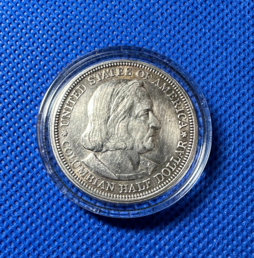 1893 Columbian Expo Commemorative Silver Half Dollar Uncirculated