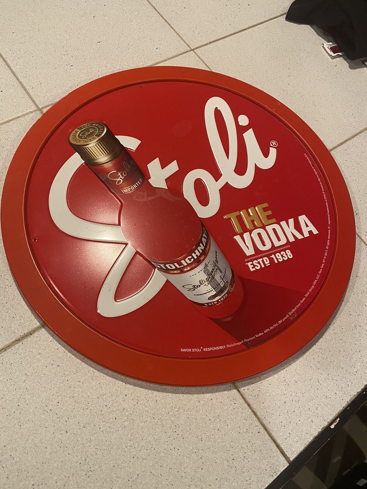 Stolichnaya Mirror And Sign