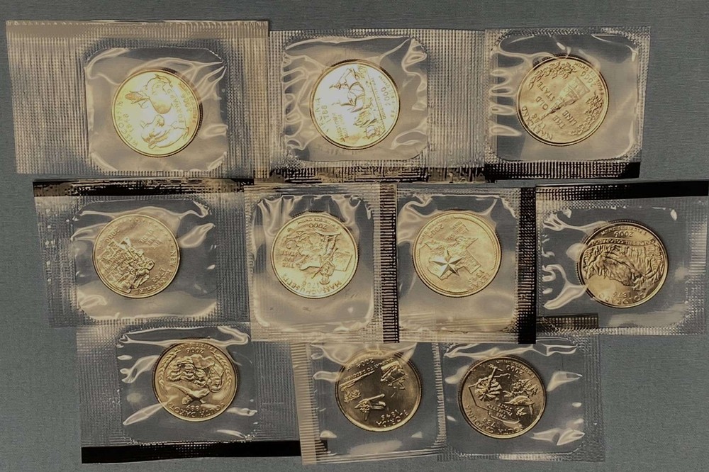 10 Different Mint Set State Quarters-Sealed!