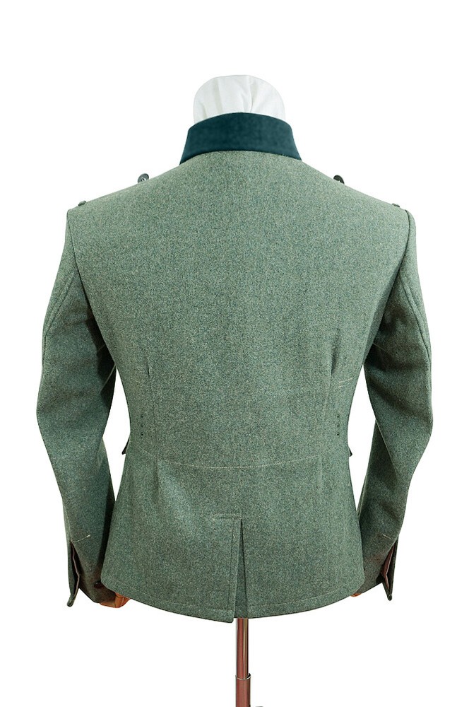 WW2 German M42 Modified Heer EM fieldgrey wool tunic Feldbluse