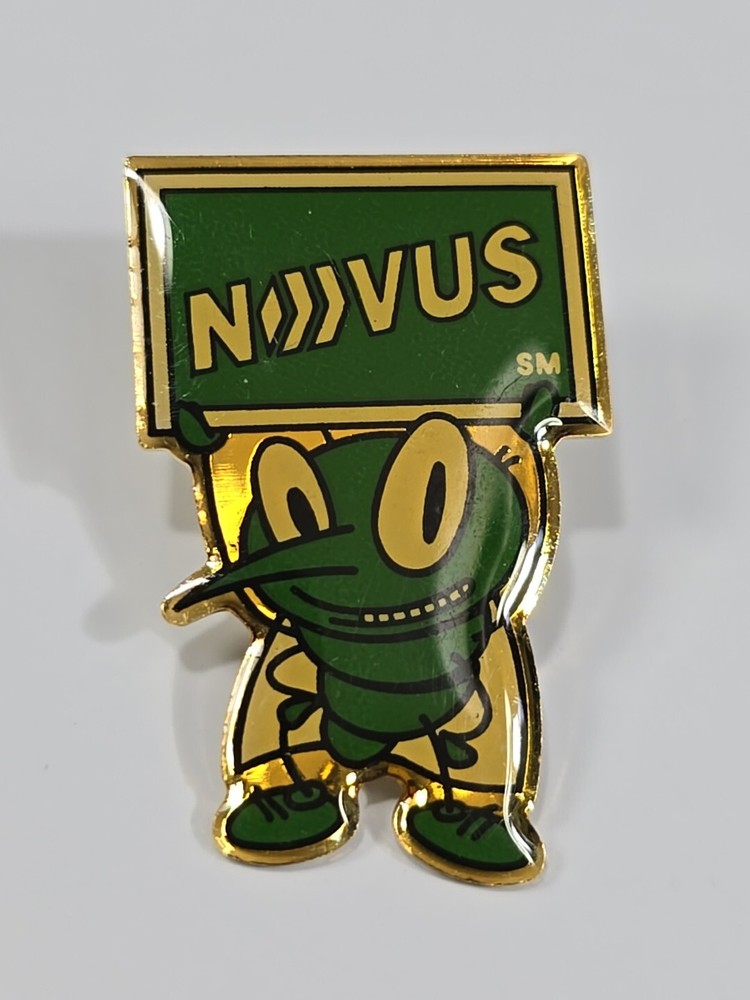 Novus Green Bug Lapel Pin