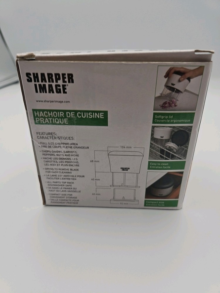 Sharper Image HANDY CHOPPER Compact Size Full Size Chop Area
